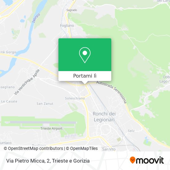 Mappa Via Pietro Micca, 2