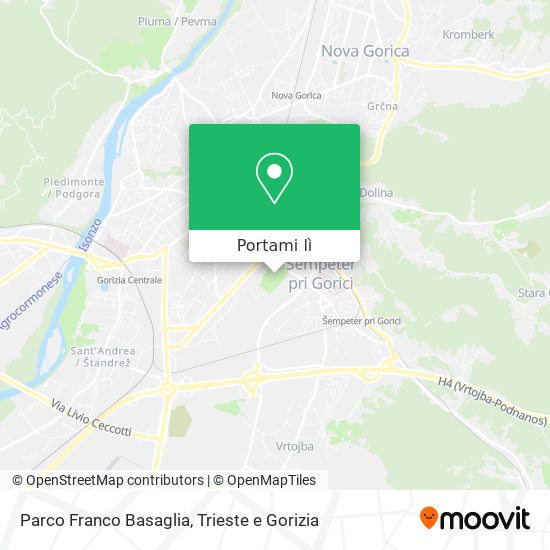 Mappa Parco Franco Basaglia