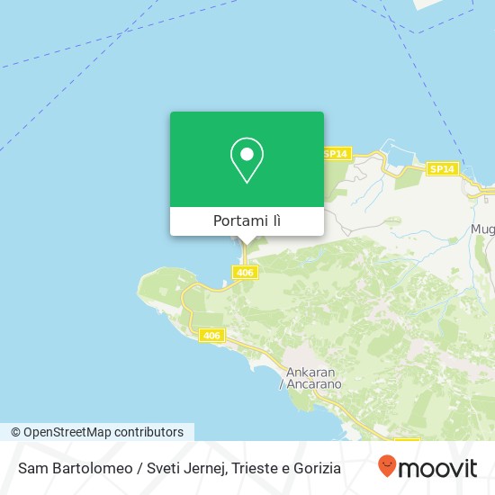 Mappa Sam Bartolomeo / Sveti Jernej