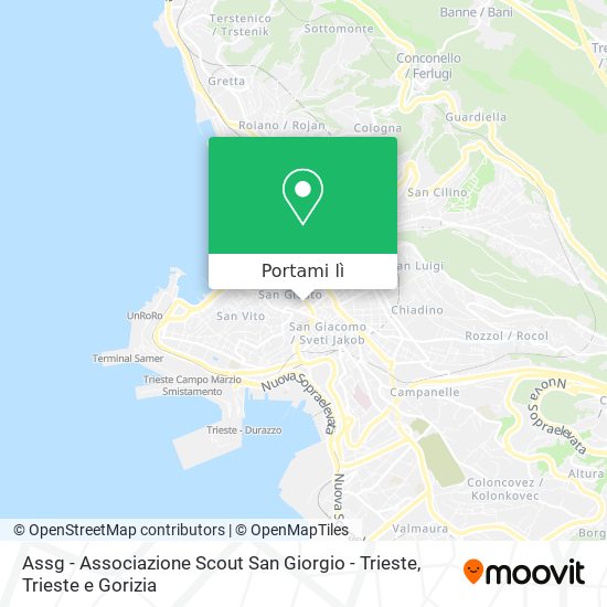 Mappa Assg - Associazione Scout San Giorgio - Trieste