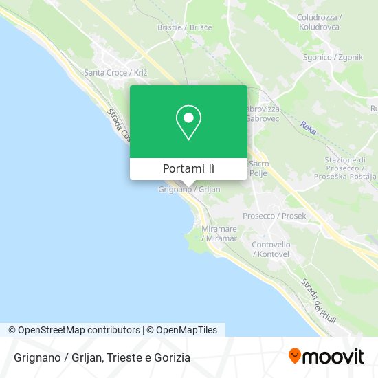Mappa Grignano / Grljan