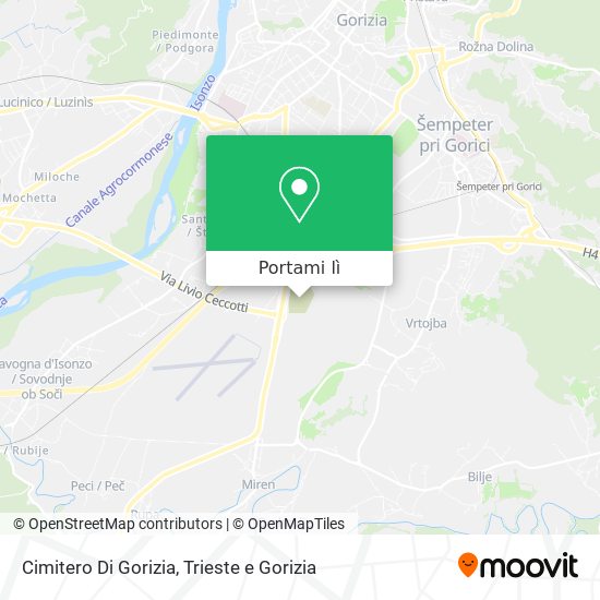 Mappa Cimitero Di Gorizia