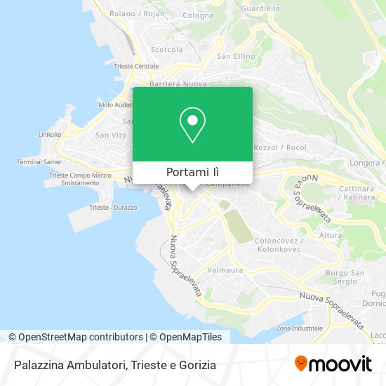 Mappa Palazzina Ambulatori