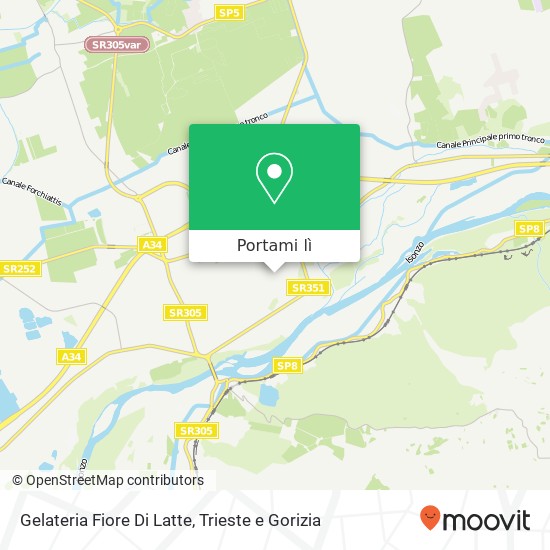 Mappa Gelateria Fiore Di Latte