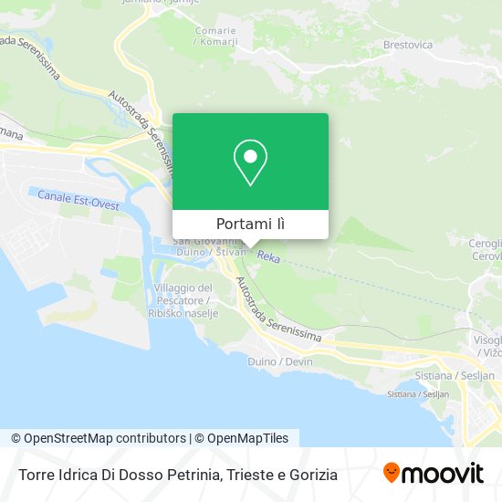 Mappa Torre Idrica Di Dosso Petrinia