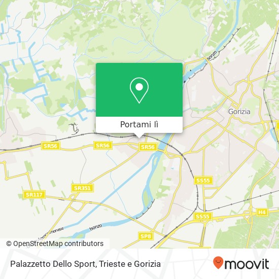 Mappa Palazzetto Dello Sport