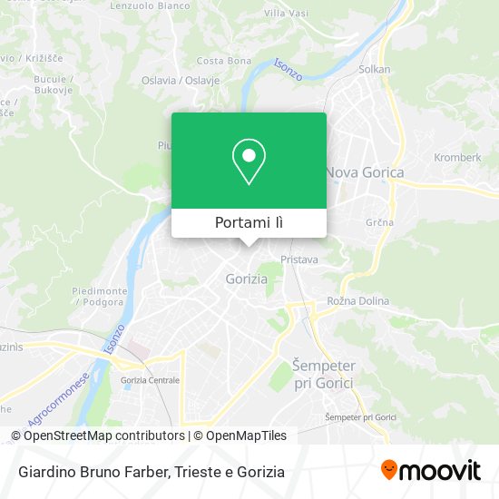 Mappa Giardino Bruno Farber