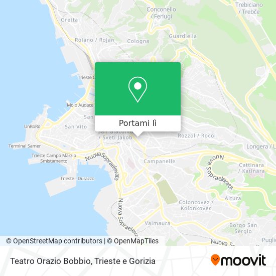 Mappa Teatro Orazio Bobbio