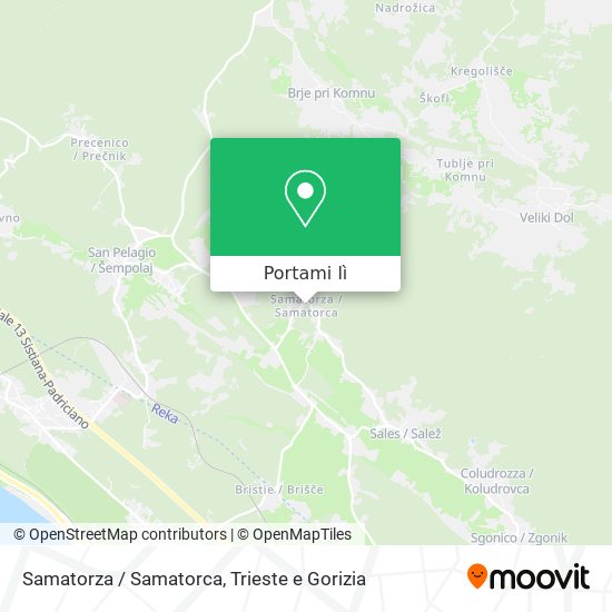 Mappa Samatorza / Samatorca