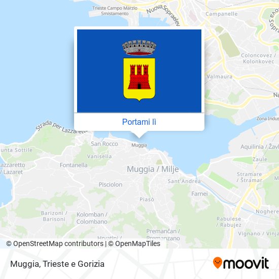 Mappa Muggia