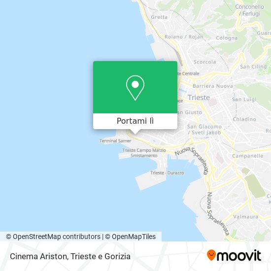 Mappa Cinema Ariston