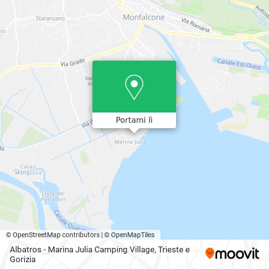 Mappa Albatros - Marina Julia Camping Village