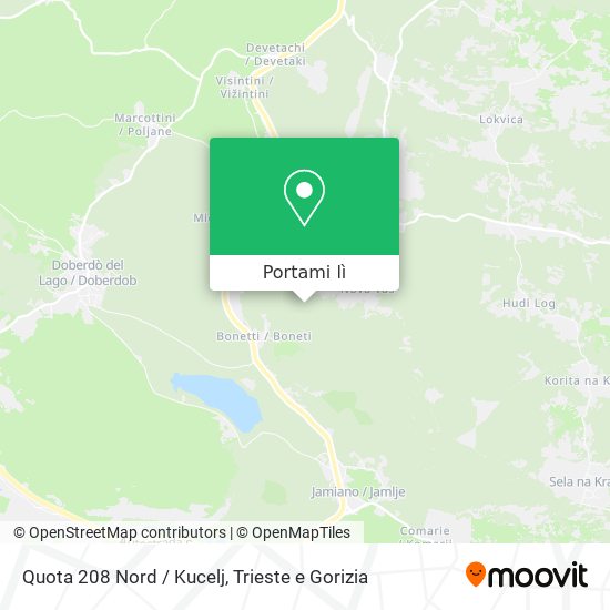 Mappa Quota 208 Nord / Kucelj