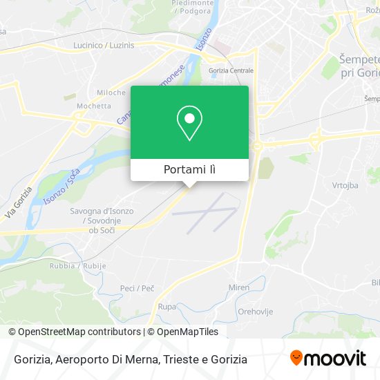 Mappa Gorizia, Aeroporto Di Merna