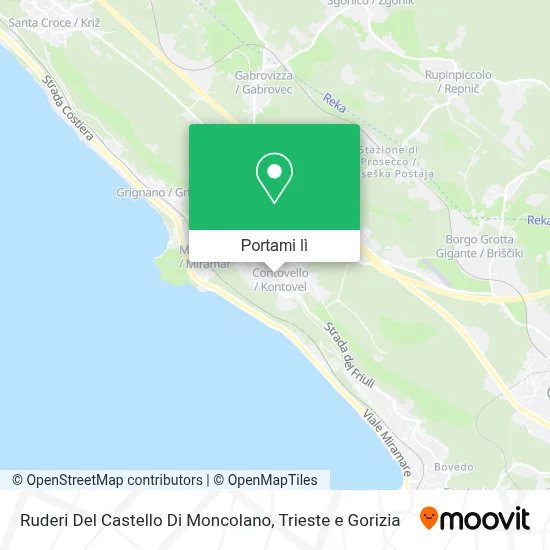 Mappa Ruderi Del Castello Di Moncolano