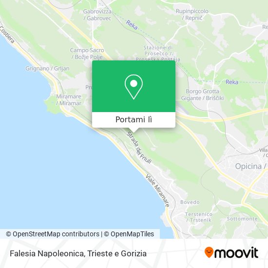 Mappa Falesia Napoleonica
