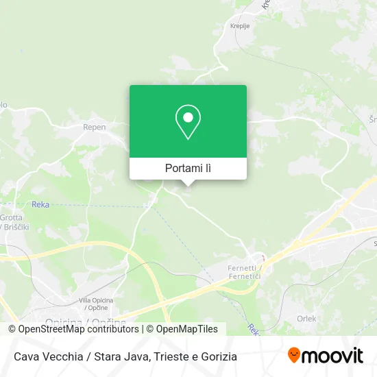 Mappa Cava Vecchia / Stara Java
