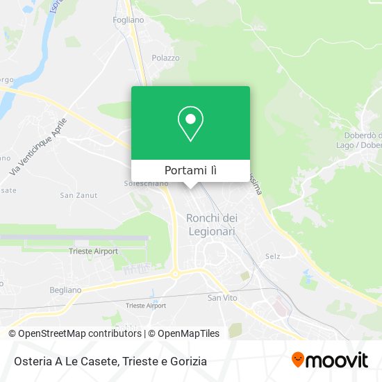 Mappa Osteria A Le Casete