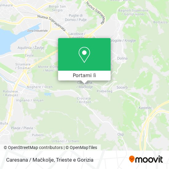 Mappa Caresana / Mačkolje