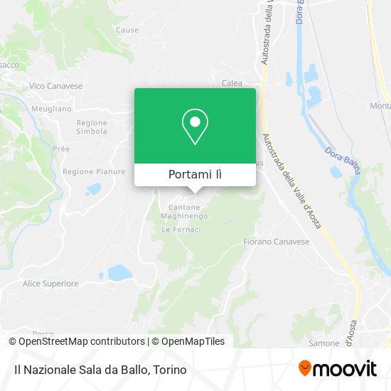 Mappa Il Nazionale Sala da Ballo