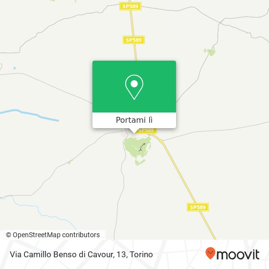 Mappa Via Camillo Benso di Cavour, 13