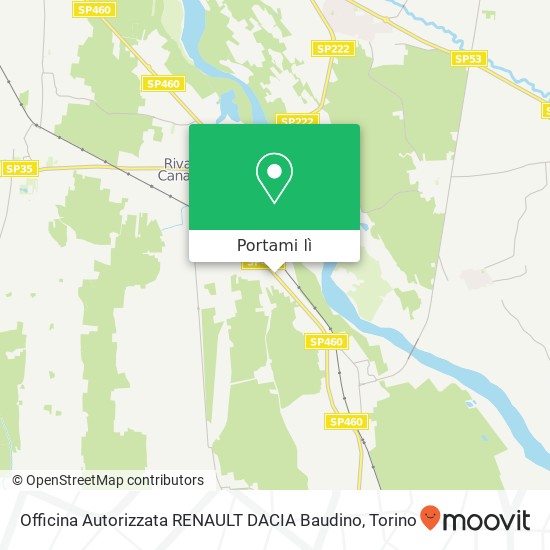 Mappa Officina Autorizzata RENAULT DACIA Baudino