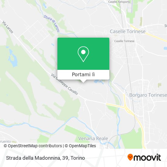 Mappa Strada della Madonnina, 39