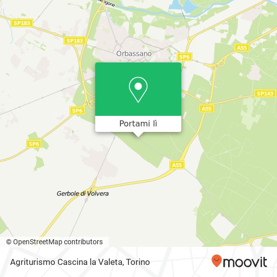 Mappa Agriturismo Cascina la Valeta