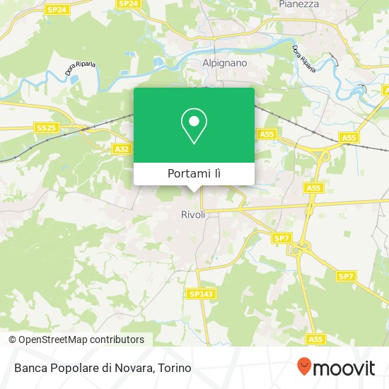 Mappa Banca Popolare di Novara