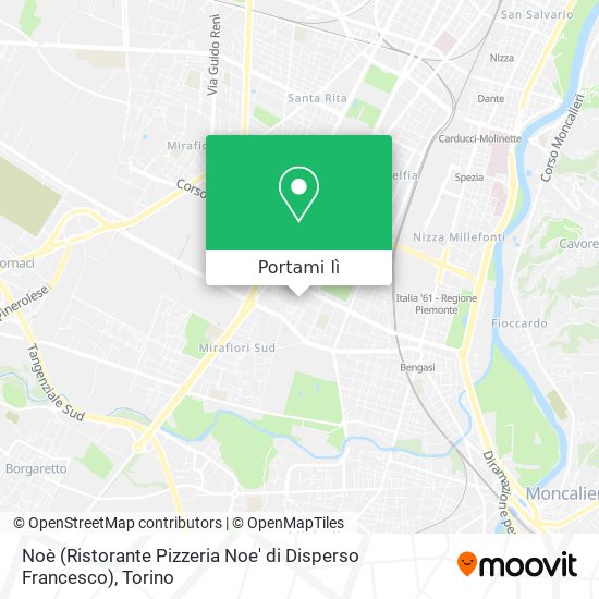 Mappa Noè (Ristorante Pizzeria Noe' di Disperso Francesco)