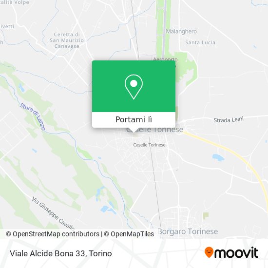 Mappa Viale Alcide Bona  33