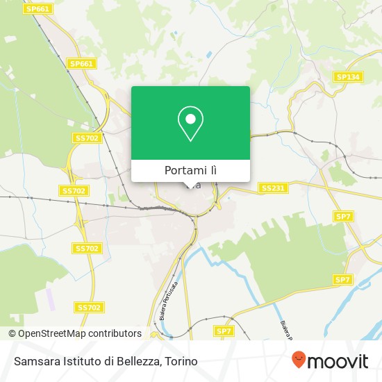 Mappa Samsara Istituto di Bellezza