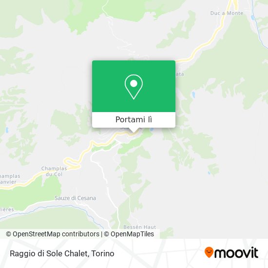 Mappa Raggio di Sole Chalet