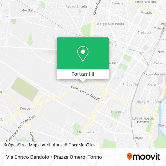 Mappa Via Enrico Dandolo / Piazza Omero