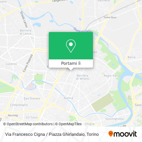 Mappa Via Francesco Cigna / Piazza Ghirlandaio