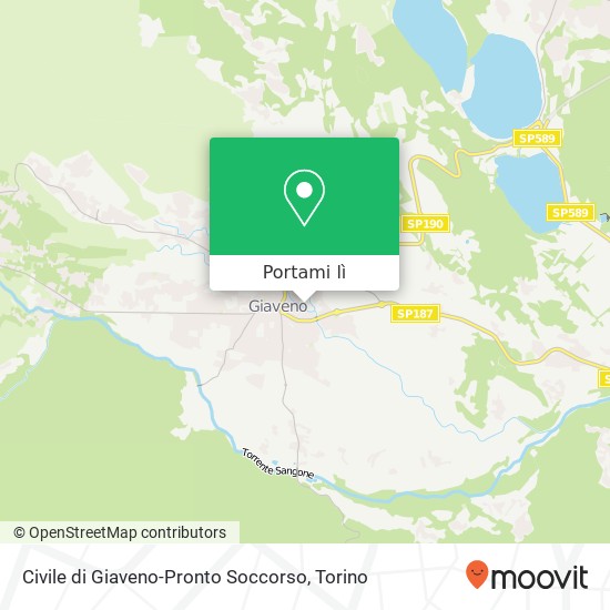 Mappa Civile di Giaveno-Pronto Soccorso