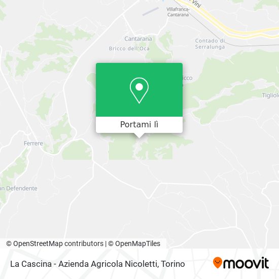 Mappa La Cascina - Azienda Agricola Nicoletti