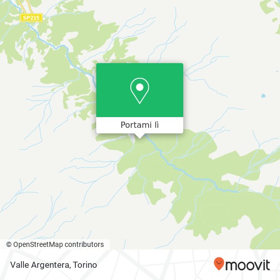 Mappa Valle Argentera
