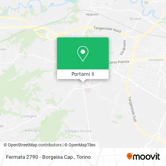 Mappa Fermata 2790 - Borgeisa Cap.
