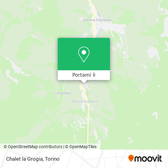 Mappa Chalet la Grogia