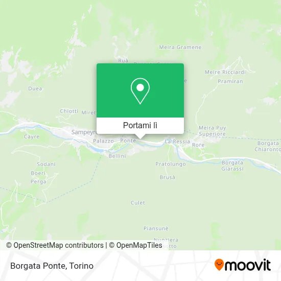 Mappa Borgata Ponte