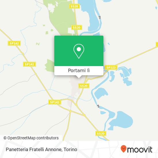 Mappa Panetteria Fratelli Annone