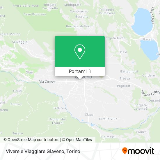 Mappa Vivere e Viaggiare Giaveno