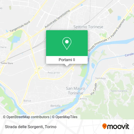 Mappa Strada delle Sorgenti