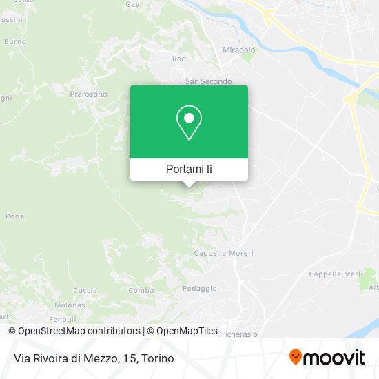 Mappa Via Rivoira di Mezzo, 15