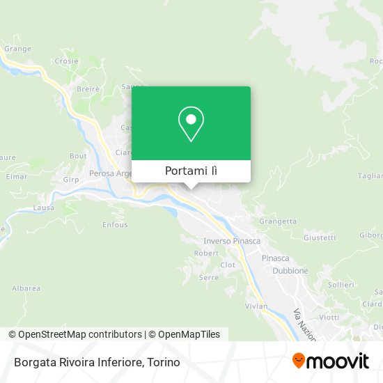 Mappa Borgata Rivoira Inferiore