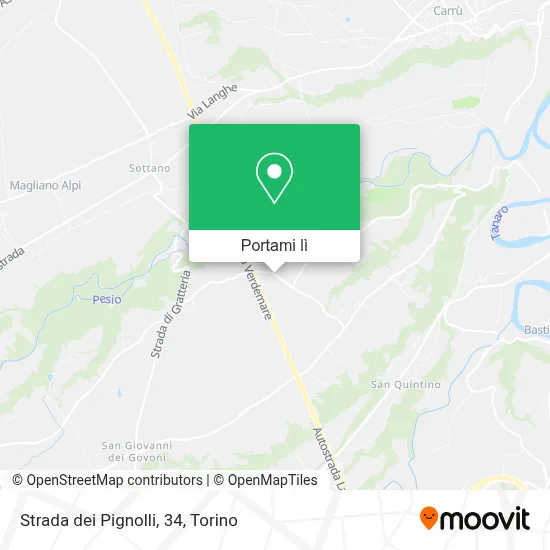 Mappa Strada dei Pignolli, 34