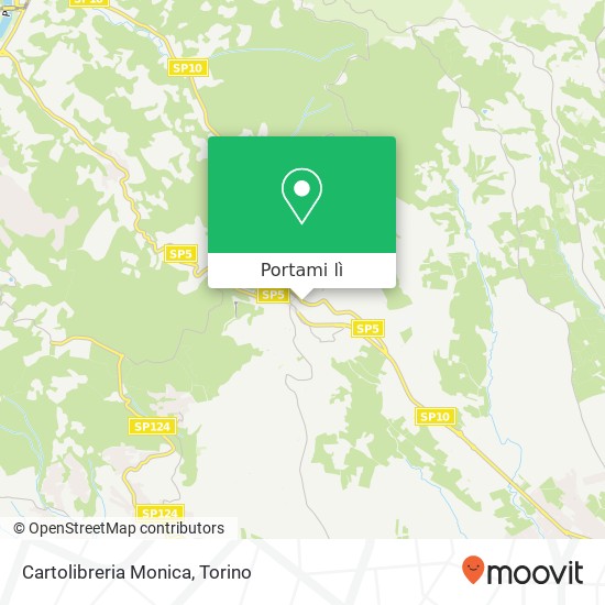 Mappa Cartolibreria Monica