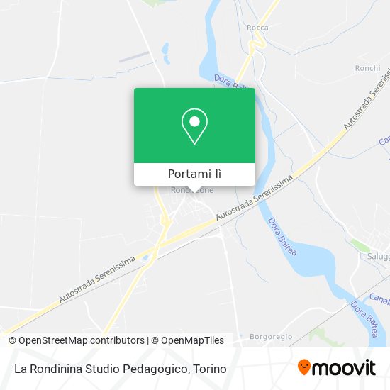Mappa La Rondinina Studio Pedagogico
