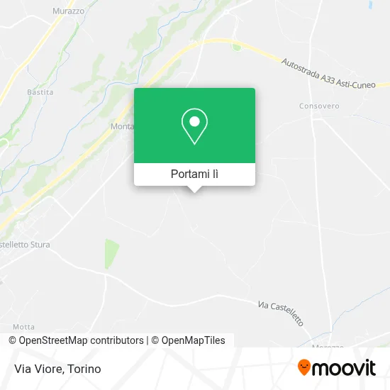 Mappa Via Viore